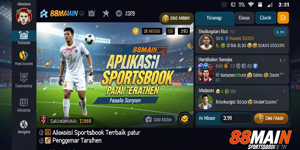 Tampilan screenshot utama dari gameplay Sportsbook 88MAIN yang menarik.