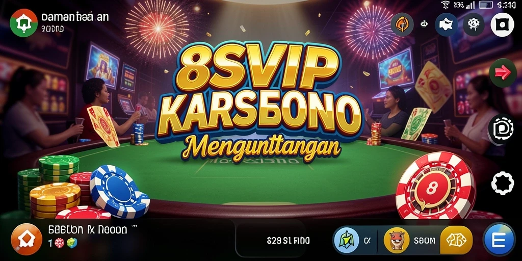 Tampilan gameplay seru di 8SVIP dengan fitur Kasino menarik.