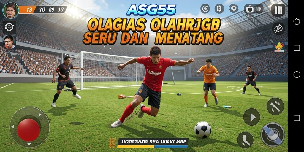 Tampilan dinamis permainan olahraga ASG55 yang menyenangkan.