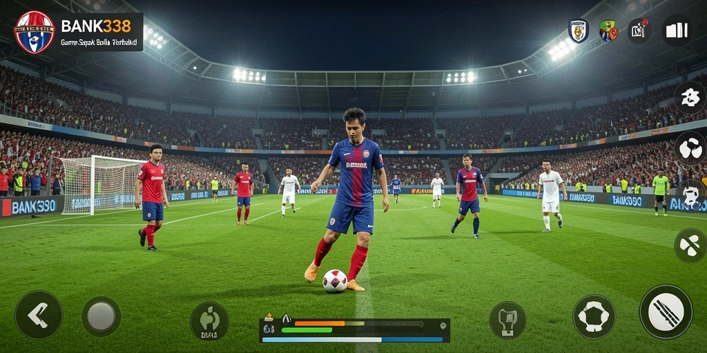 Gameplay menarik dari BANK338 yang penuh aksi sepak bola.