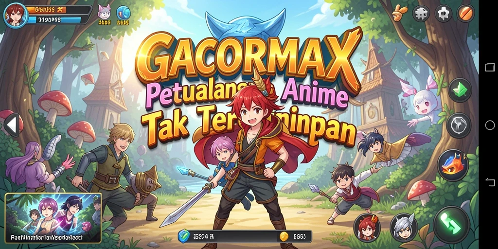 Tampilan menarik dalam game Anime GACORMAX dengan aksi yang seru.