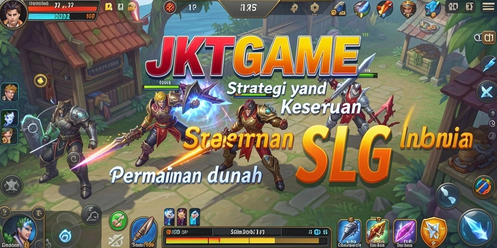 Tampilan gameplay menakjubkan dengan strategi SLG yang mendalam.