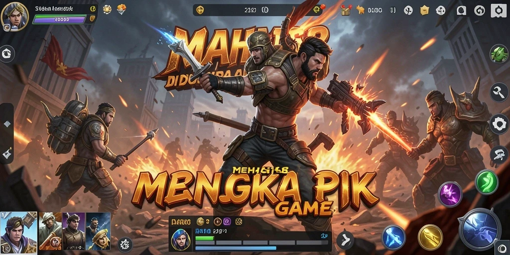 Tampilan gameplay MAHA168 yang dinamis dan penuh aksi.