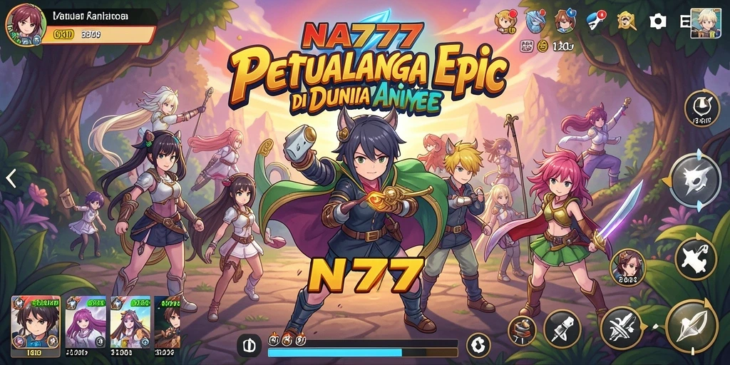 Tampilan gameplay NA777 yang menakjubkan dengan karakter Anime.