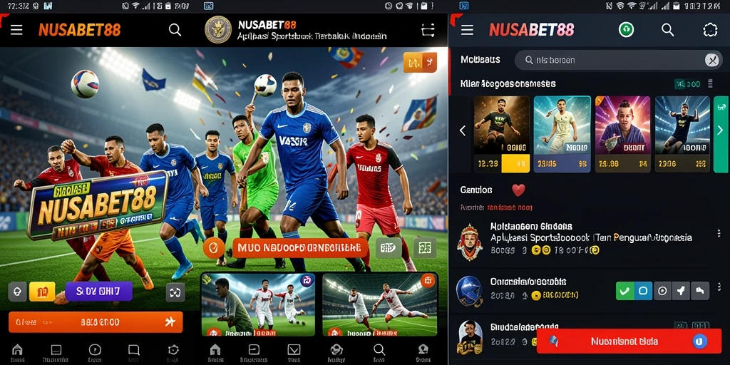 Screenshot NUSABET88 menampilkan pengalaman taruhan olahraga yang menarik.