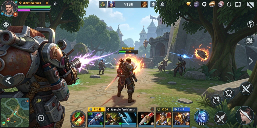 Tampilan gameplay VT38 dengan aksi SLG yang dinamis dan strategis.